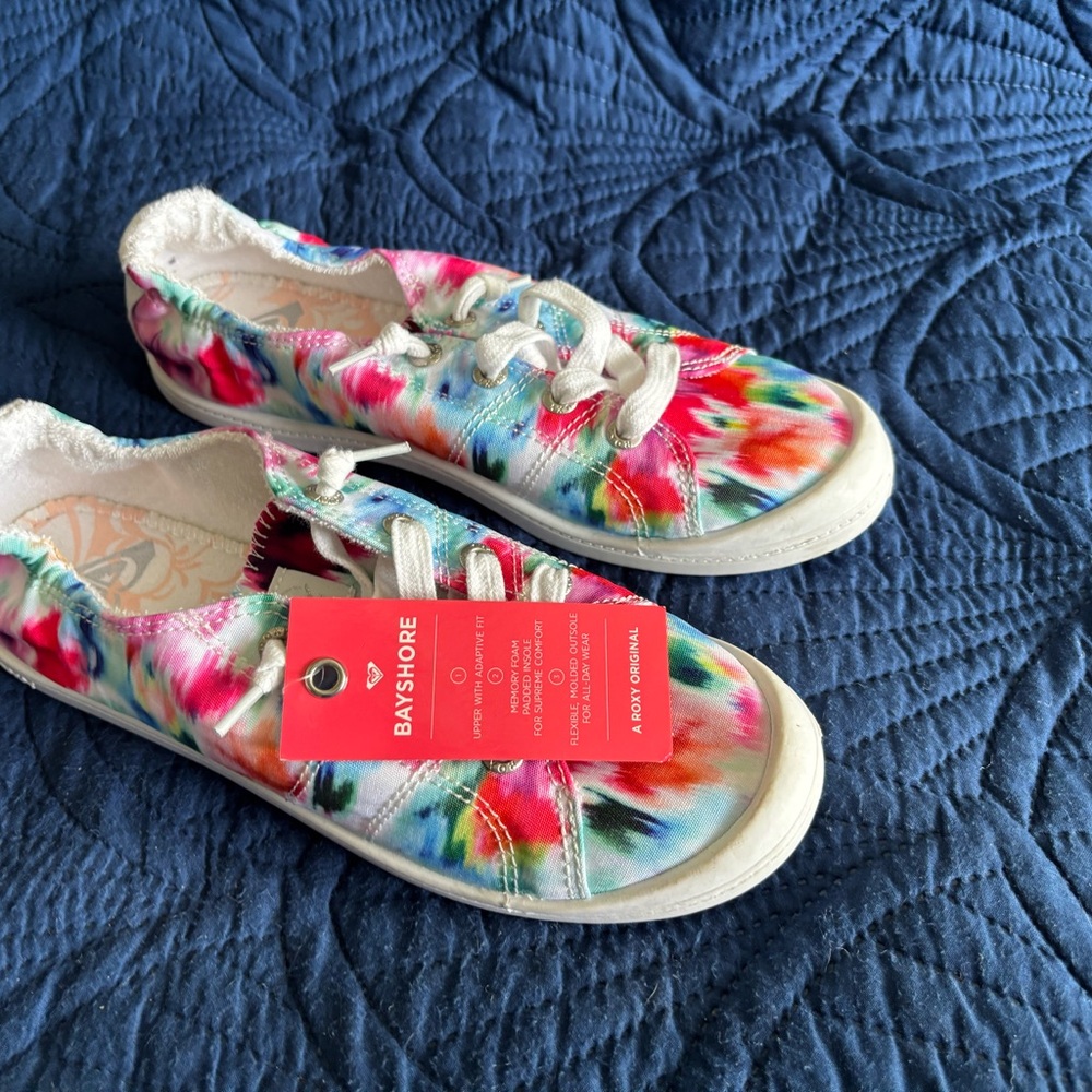 Roxy Multicolor Tie-Dye Sneakers